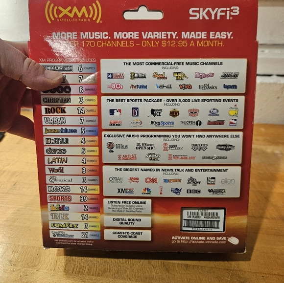 Delphi XM Serius Satellite Radio SKYFi3 Home Car Kit SA10224 - New - Picture 9 of 9